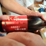 魚虎千両 - 竹葉赤武共同能登応援酒半合580円ボケた