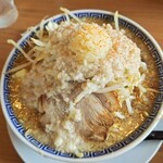 ラーメン万人家 燕店 - G麺(@1010)　野菜レギュラー　脂多め　にんにく普通　味濃いめ