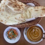 世話 ネパール・インドレストラン - ランチカレーセット（チキン）　1100円（税込）