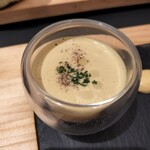 saint de gourmand - とうもろこしのスープは激うま！