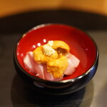 鮨駒 - 大とろ＋雲丹