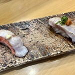 銀寿司 - 金目鯛・熟成マグロの炙り
