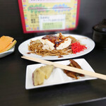 たこ清 - 料理写真:焼きそば ニク玉セット ライス抜き