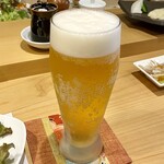 すし馨 - 生ビール