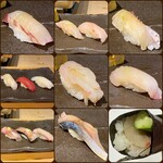 すし馨 - お寿司コース(別日訪問時)