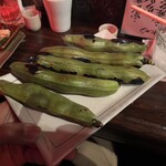 道しるべ - 焼き空豆