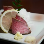 荒井屋 - 牛肉の霜作り