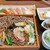 いわな - 料理写真:13.いわなのにぎり付山菜そば定食　大