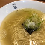 麺屋 鶏ノ湯 - 具材は超シンプル！ネギと海苔だけ。