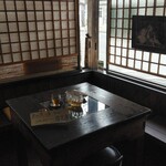 カフェ茶屋 珈夢 - 利用した角のテーブル席