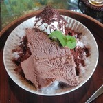 カフェ茶屋 珈夢 - ちょこみるく（かきごおり）