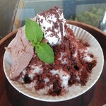 カフェ茶屋 珈夢 - ちょこみるく（かきごおり）