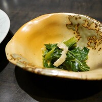 日本料理　「十二颯」 ヒルトン東京 - 小松菜のお浸し