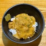 麺処 飯田家 - スープをかけて鶏白湯カレーに(*´∀`)♪