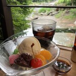 野外テラス 水の音 - 