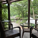 野外テラス 水の音 - 