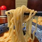 中華蕎麦 金魚 - ワンタンつけ蕎麦1050円＋クーポンで煮玉子無料