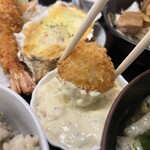 わ楽 - ホタテフライ in タルタルソース