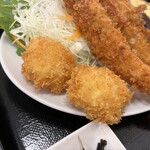 わ楽 - カツオフライが品切れ→生ホタテフライに