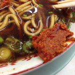 新福菜館 - 2014.3.23　辛味噌ニンニク