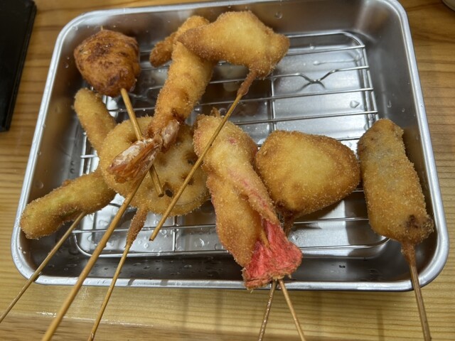 くしかつ 西成二代目にしかわや アメリカ村店のご予約 - 大阪難波/串揚げ