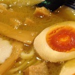 大将 - 魚介スープと味玉１個付き