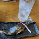 猿倉温泉 - 岩魚の塩焼き