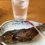 猿倉温泉 - 2日目の岩魚の味噌焼き