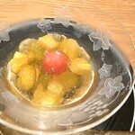 天麩羅 巽 - 夏フルーツのジュレ寄せ