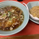 大和家 西口店 - ラーメン＋半チャーハン