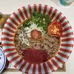 上方レインボー - 紅おろしそば3ｒｄ＋夏トマトのセミドライ・2000円