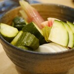 里葉亭 - 自家製糠漬け