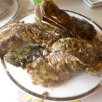 久保田水産 - 蒸し牡蠣/2014年1月訪問