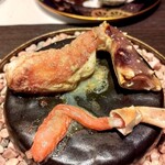 品川 かに雅 - 『タラバガニ』『ズワイガニ』『鮑』の焼き物