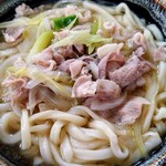岩正 - 肉うどん（大盛）