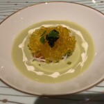 シェ・イノ - ズワイガニのアヴォカドクリームソース・キャビア添え