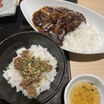 飛騨牛一頭家 馬喰一代 名古屋WEST - 超濃厚飛騨牛カレーとしぐれ煮ごはん