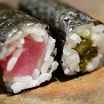 鮨やしろ - 鉄火巻きと奈良漬け巻き