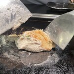 浅草もんじゃ 土蛍 - 山芋梅のいそべ焼き