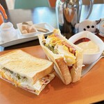 カフェ クウネル - サンドウィッチ(ドリンク代+) 300円
