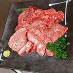 焼肉 わがんせ - 店長のおすすめ盛り♪(約３人前分)１切れがデカい♪