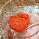 L'atelier di Angela - デザート トマトのジェラート 500円(税込)