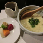 和食すがわら - フグ雑炊と漬物