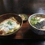 銀杏庵 - ミニカツ丼セット750円です