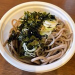 たもつ水産 - お通し ミニもり蕎麦