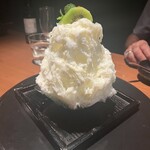 生粋 - かき氷はいろいろな味がありますよ。花火を撮った後の画像です。