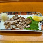 日の出ずし - カツオのハランボの塩焼き