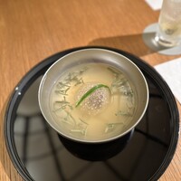 銀座ろくさん亭 - ②すっぽんタピオカ饅頭、ジュンサイ、眼ネギ