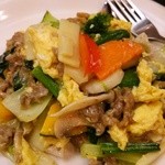 中華酒膳 幸龍 - （2014/2月）「牛肉と玉子の塩味炒め」