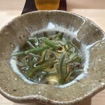 日本橋蛎殻町 すぎた - 長芋 蓴菜